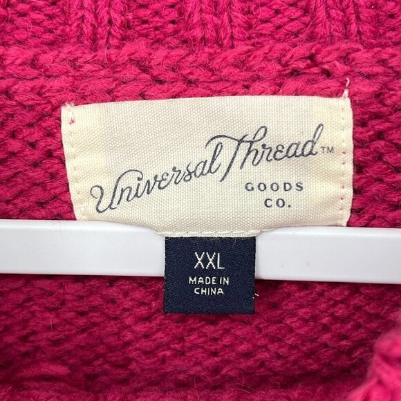 Universal Threads Sweater Womens Size XXL Fair Isle Chunky Nordic Sweater - Picture 5 of 7